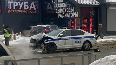 Фото - Гаишники врезались в трактор во время погони в Барнауле